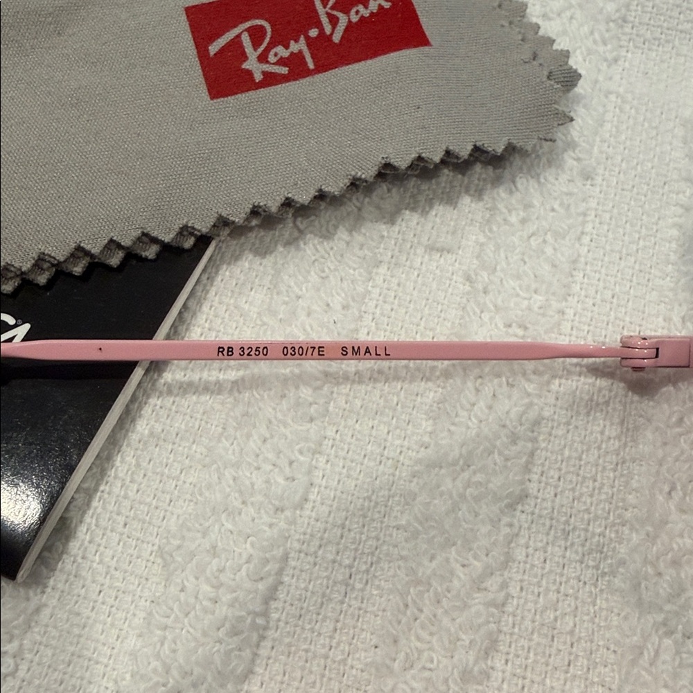 Ray-Ban Pink Frame Sunglasses with Red Case - Picture 7 of 13